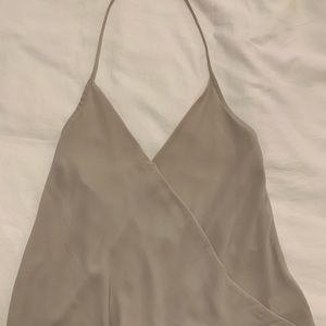 Tan halter top
